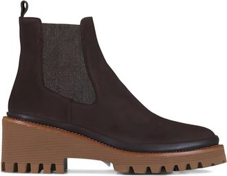 Ron White Stivali Emmaline con zeppa - Marrone