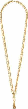 Balmain Synchroniseer gouden messing lange ketting - Heren - Kettingen - Geel - ONE Size - Accessoires