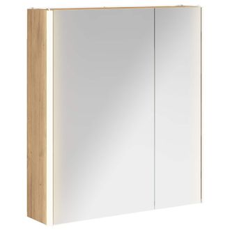 vidaXL Armario Con Espejo De Ba&ntilde;o Roble Artesanal 63,5 X 15,5 X 70 Cm Vidaxl