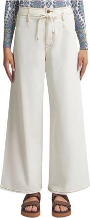 Etro Denim jeans voor vrouwen - Dames - Loose Fit Jeans - Wit - 4XS - Denim - Jeans