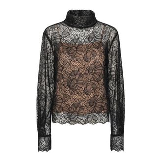 Rotate Rotate Birger Christensen, Dames, Blouses & Shirts, Zwart, Maat: M