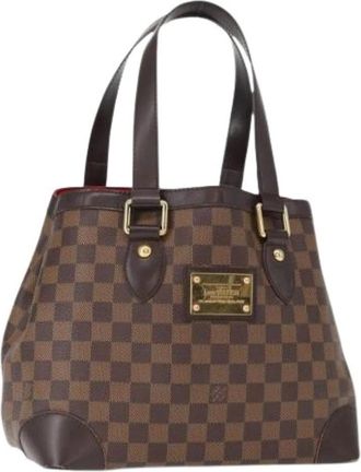 Louis Vuitton Pre-owned Handbags, female, Brown, Size: ONE SIZE Pre-owned Damier Ebene Tote Bag