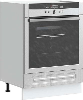 vidaXL Armadio Forno Kalmar Grigio Sonoma Legno Multistrato - Vidaxl