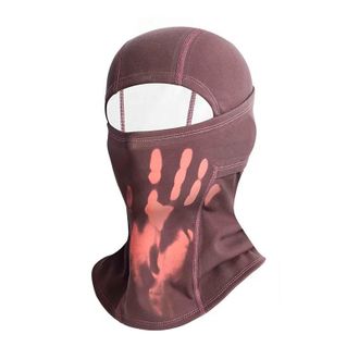 Generic Balaclava Color Changing Ski Mask Outdoor Windproof Warm Motorcycle Face Mask Thermal Sports Running Cycling for Men/Women Wine Free Size