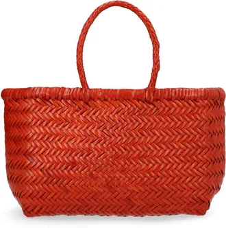 Dragon Diffusion Womens Handbag Triple Jump Orange Leather Handbags Hand Bags