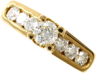 C&A Yellow Gold Yellow Gold (18K) Band Ring (Pre-Owned)