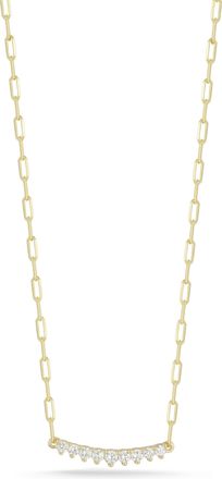 Glaze Jewelry Sterling Silver Small Bar Necklace