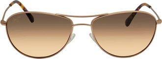 Maui Jim Baby Beach HCL Bronze Pilot Unisex Sunglasses HS245-16 56