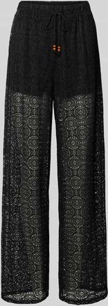 Vero Moda Weite Hose aus Spitze Modell MAYA in Black, Gr&ouml;&szlig;e XS