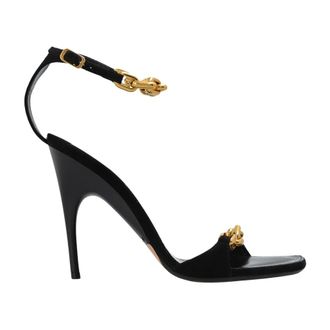 Balenciaga Duchesse Sandalen met Hoge Hak - Dames - Schoenen - Zwart - Maat: 36 EU Leer
