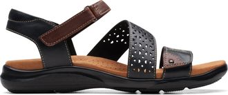 Clarks Kitly Way in Black Leather