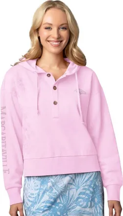 Margaritaville Womens Margaritaville Pink Baltimore Ravens Island Dream Solid Pullover Hoodie at Nordstrom, Size Medium