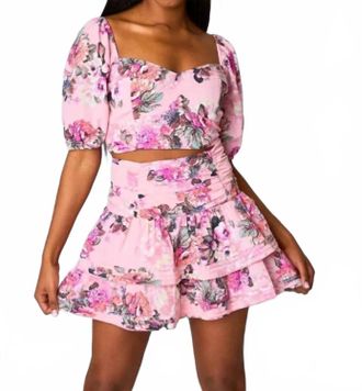 BuddyLove Williams Floral Skirt Set In Pink