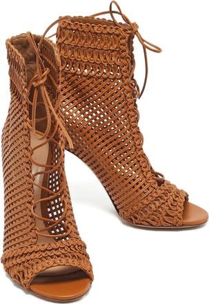 Gianvito Rossi Stivali stringati - Marrone