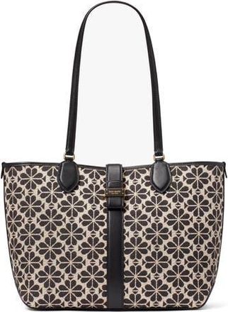 Kate Spade New York spade flower jacquard tote in Sand Multi at Nordstrom Rack