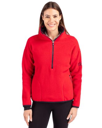 Cutter & Buck Cascade Eco Womens Fleece Pullover Jacket