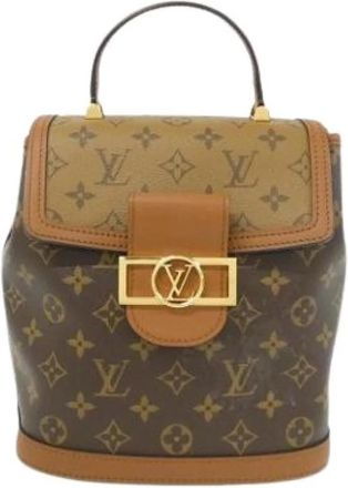 Louis Vuitton Pre-owned Vintage Rugzak - Dames - Vintage Rugzakken - Bruin - ONE Size - Vintage