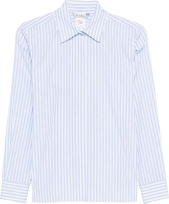 Max Mara Camicia a righe - Blu