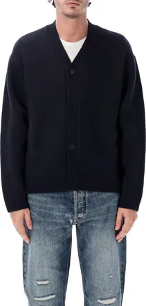 Emporio Armani Deep V-Neck Button-Down Cardigan
