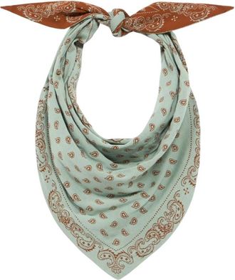 Guest In Residence The Wild Rag - Dames - Sjaals - Groen - ONE Size - Katoen - Accessoires