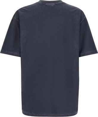 Carhartt Work in Progress Mens T-Shirt Loose Pocket Dark Navy Organic Cotton Single Jersey T-Shirts And Polos