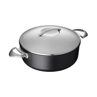 Scanpan Professional 4.5 Quart Low Sauce Pot, 10.25 Inch in Black at Nordstrom