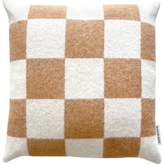 Maison Deux Checkerboard Cushion Cover in Brown at Nordstrom, Size 2Ft 0In X 2Ft 0In