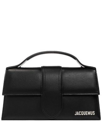 Jacquemus Black Leather Le Grand Bambino Bag, Never Carried (Authentic Pre- Loved)
