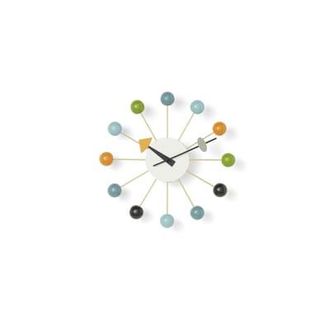 Vitra Wall clock Nelson Clock - Multicoloured - Painted wood - Designer George Nelson