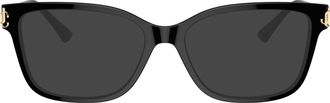Jimmy Choo London 0jc3012 Glossy Black Acetate Eyeglasses