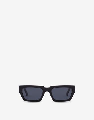 Moschino Rubber Logo sunglasses - Black