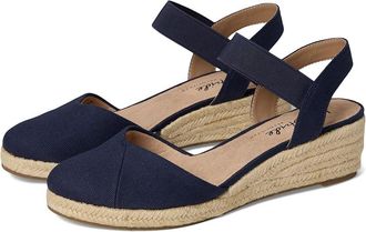 Life Stride Kimmie Wedge Espadrilles Womens Shoes Lux Navy : 8.5 W (C), Textile