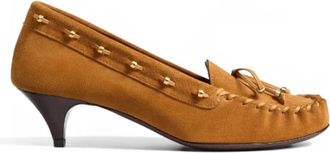 Khaite Milly Pump - Dames - Pumps - Bruin - 37 1/2 EU - Su&egrave;de - Schoenen