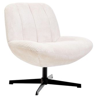 Nordlys Swivel Scandinavian Design Armchair in Beige