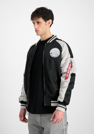 Alpha Industries Bomberjacke ALPHA INDUSTRIES Japan Warrior Souvenir Jacket, Herren, Gr. XXL, schwarz, Obermaterial: 100% Nylon; Futter: 100% Nylon; F&uuml;llung: 100% Poly