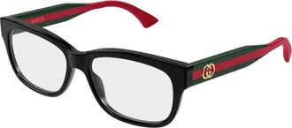 Gucci Optical Frame - Dames - Brillen - Zwart - 55 MM - Accessoires