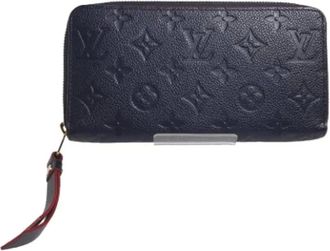 Louis Vuitton Pre-owned Wallets, female, Blue, Size: ONE SIZE Pre-owned Fabric wallets