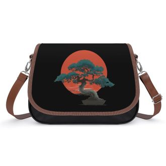 Generic Bonsai1 And Tree Fashion Womens Crossbody Bags Novelty Handbag Shoulder Bag Purse