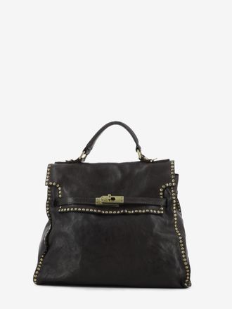 Campomaggi Borsa a mano Ginevra in pelle moro