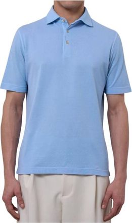 FILIPPO DE LAURENTIIS Heren, Tops, Blauw, Maat: 2XL Katoen