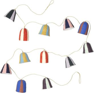 Broste Copenhagen Christmas Pulp Glocken-Girlande, mehrfarbig