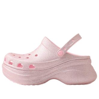 Crocs (WMNS) Crocs Bae Glitter Clog Pink Milk 207261-6ZW