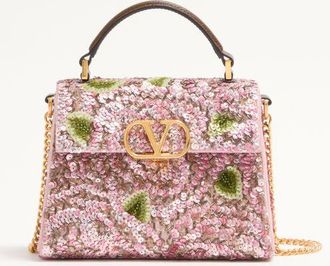 Valentino Garavani Valentino Garavani Mini Vsling Embroidered Handbag Wo