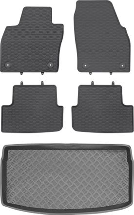 OEM Juego De Alfombrillas De Goma Para Coche Y Alfombrilla Para Maletero Para Audi A1 Ii Gb Hatchback A Partir De 2018