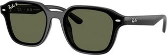 Ray-Ban Vierkante zonnebril - unisex - Zonnebrillen - Zwart - 65 MM - Nylon - Accessoires