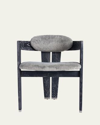 Interlude Home Maryl Faux Fur Dining Chair