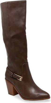 Chase + Chloe by Intouch Footwear Slouch Knee High Boot in Dark Brown at Nordstrom Rack, Size 8.5