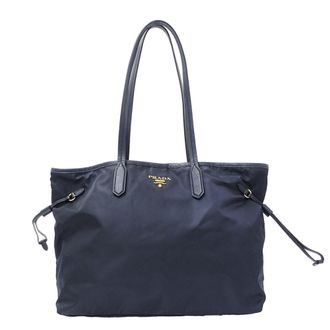 Prada Navy Nylon Tote Bag (Pre-Owned)