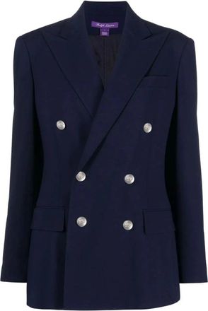 Ralph Lauren Blazers - Dames - Blazers - Blauw - XL - Wol - Jassen