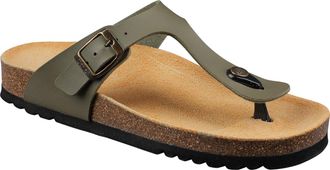 Scholl Womens Nicole Sandal, Khaki, 6 UK